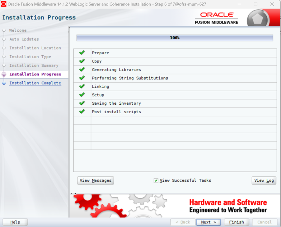 Installing Weblogic Installing Weblogic