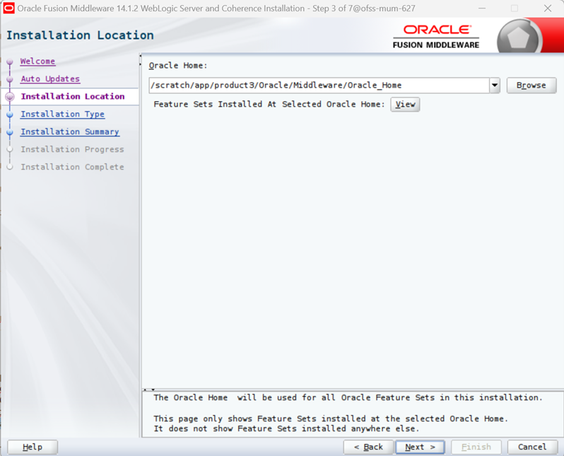 Installing Weblogic Installing Weblogic