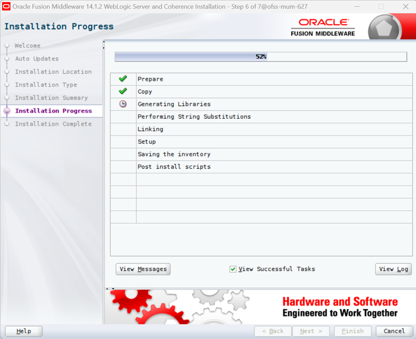 Installing Weblogic Installing Weblogic