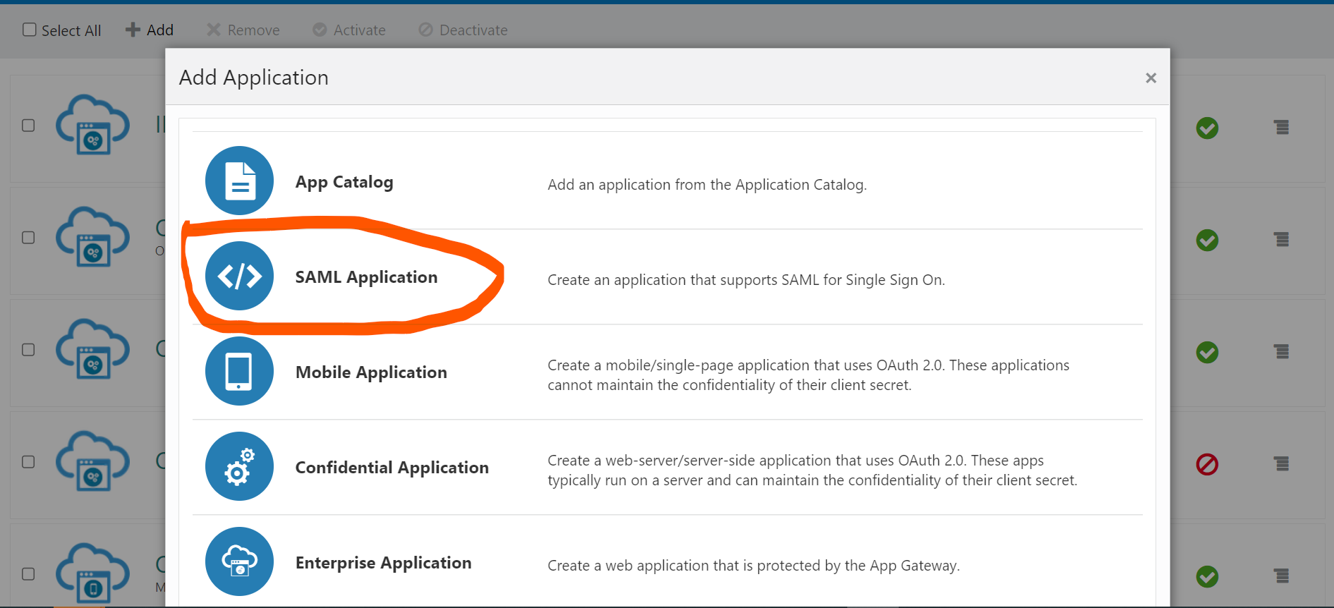 Add Application