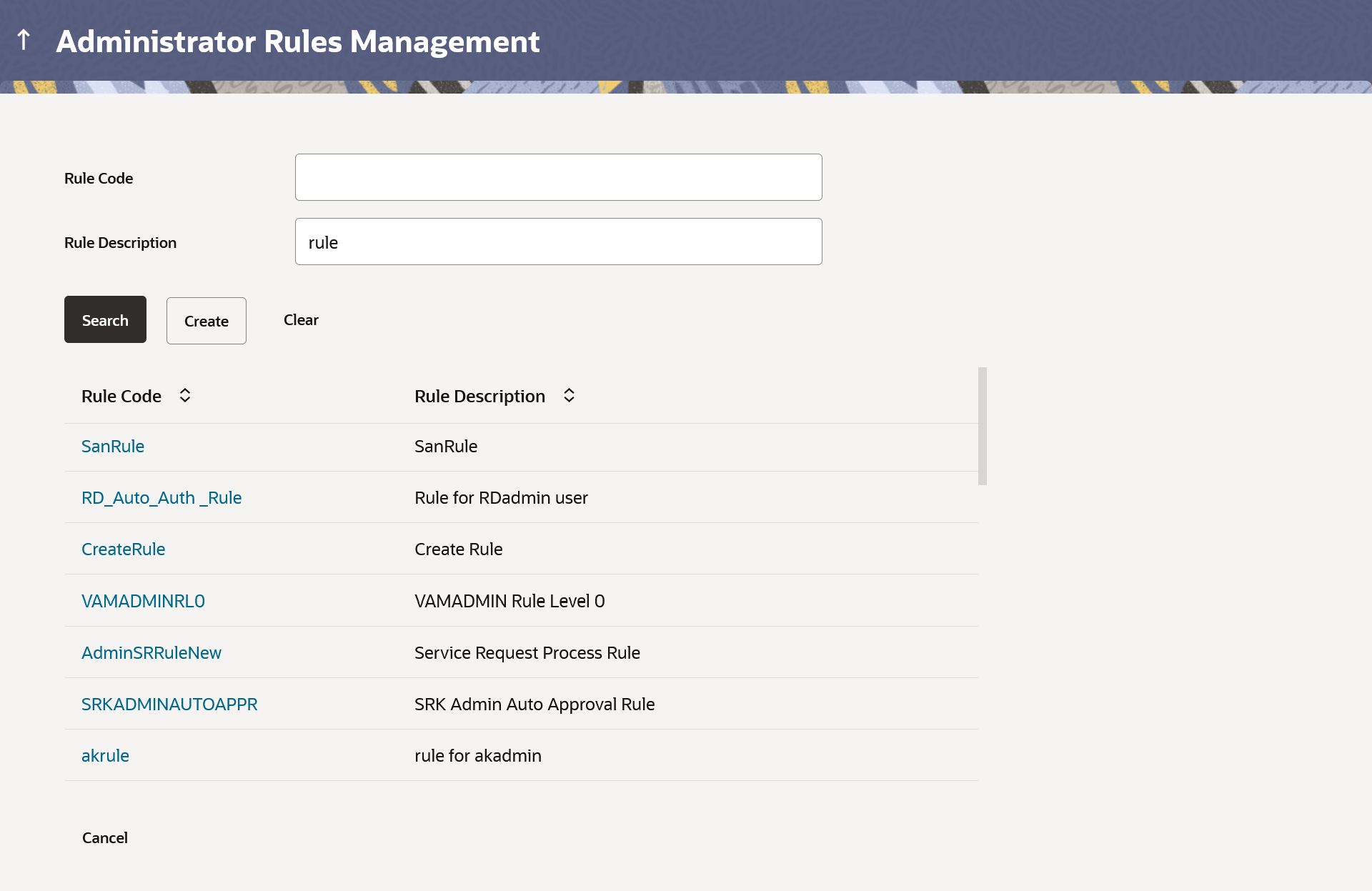 Description of admin-approval-rules-search.png follows Description of admin-approval-rules-search.png follows
