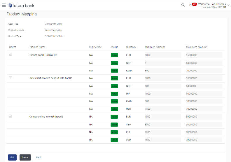 Product Mapping - View