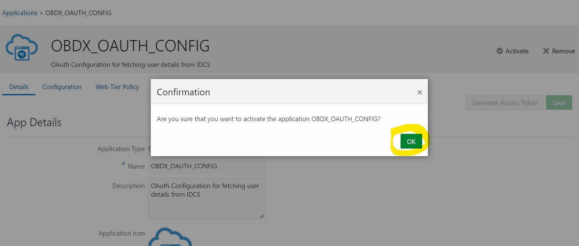 Add Confidential Application
