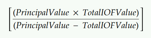 Net IOF value