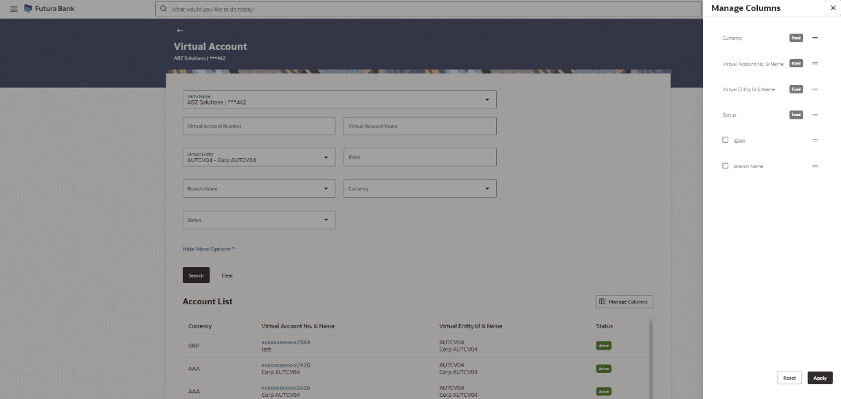 Description of view-virtual-account-manage-columns.png follows Description of view-virtual-account-manage-columns.png follows