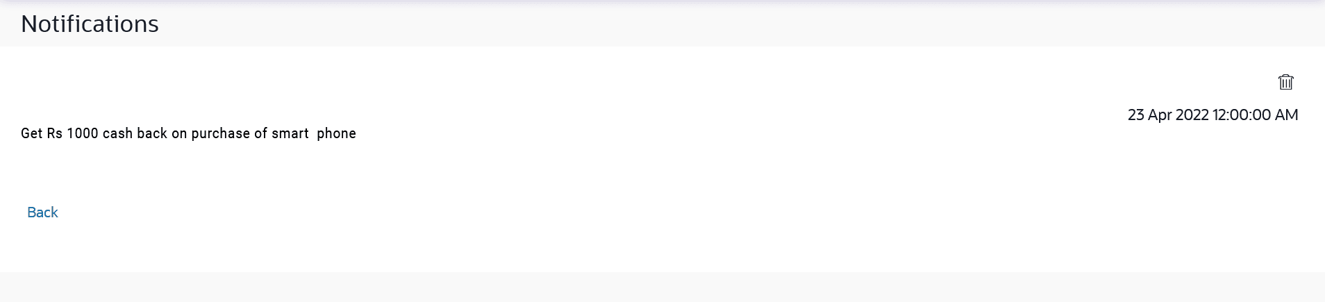 Notifications Details