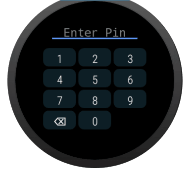 Enter PIN – Android