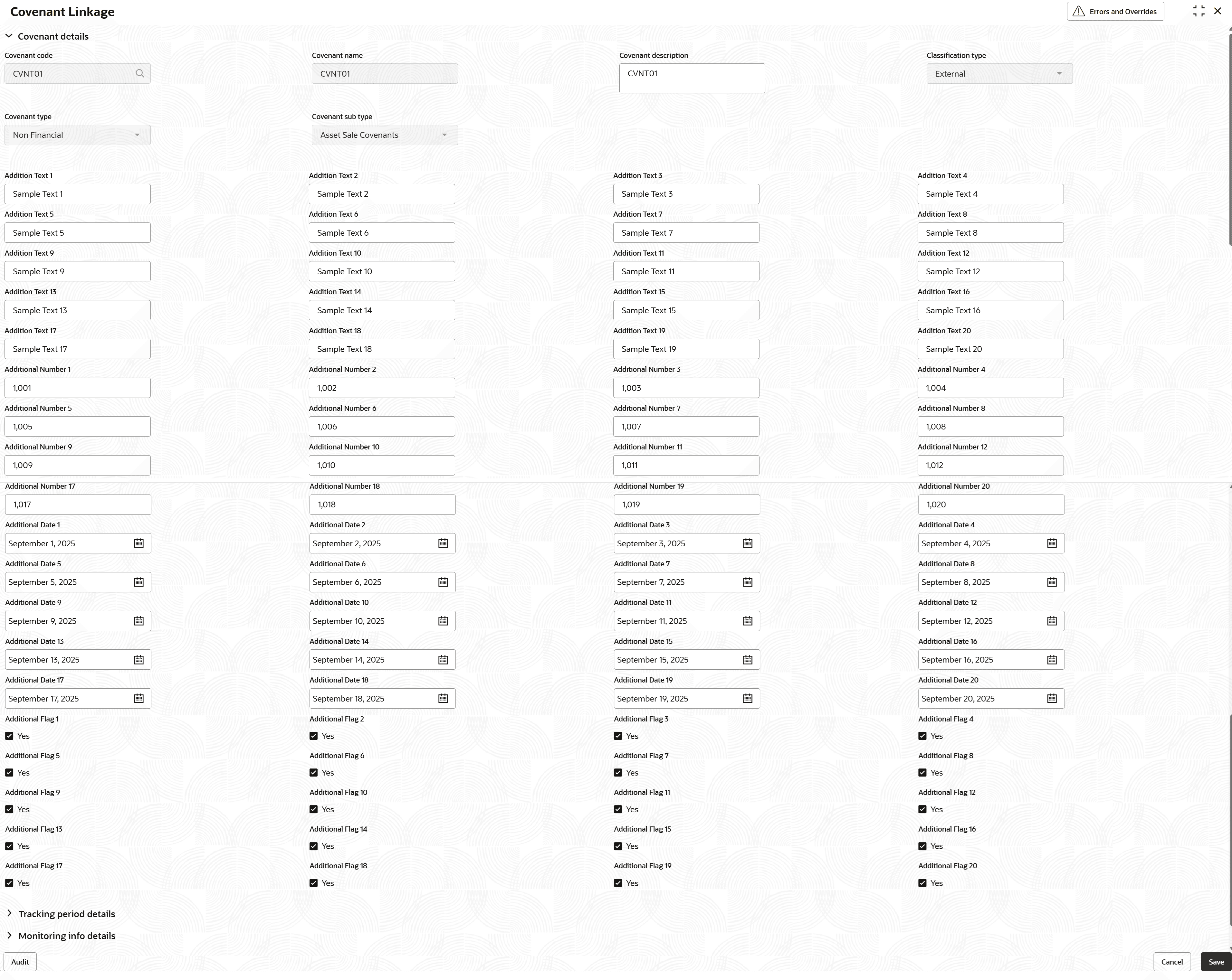 Create Covenant Linkage