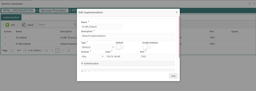 Edit Implementation