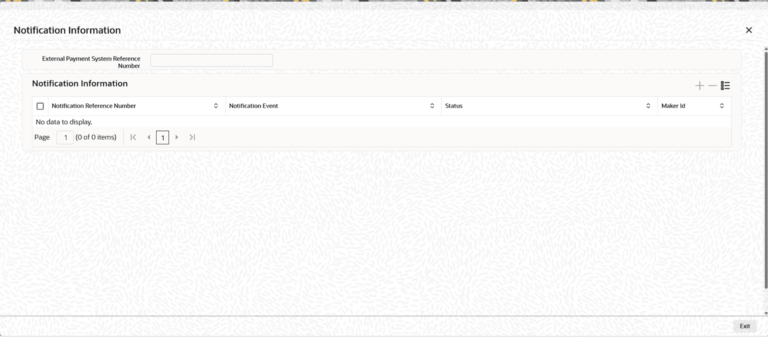 Notification Information