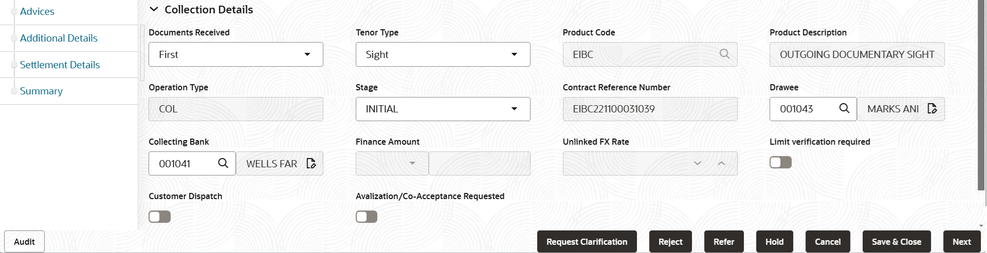 Description of demaincollectiondetails.png follows