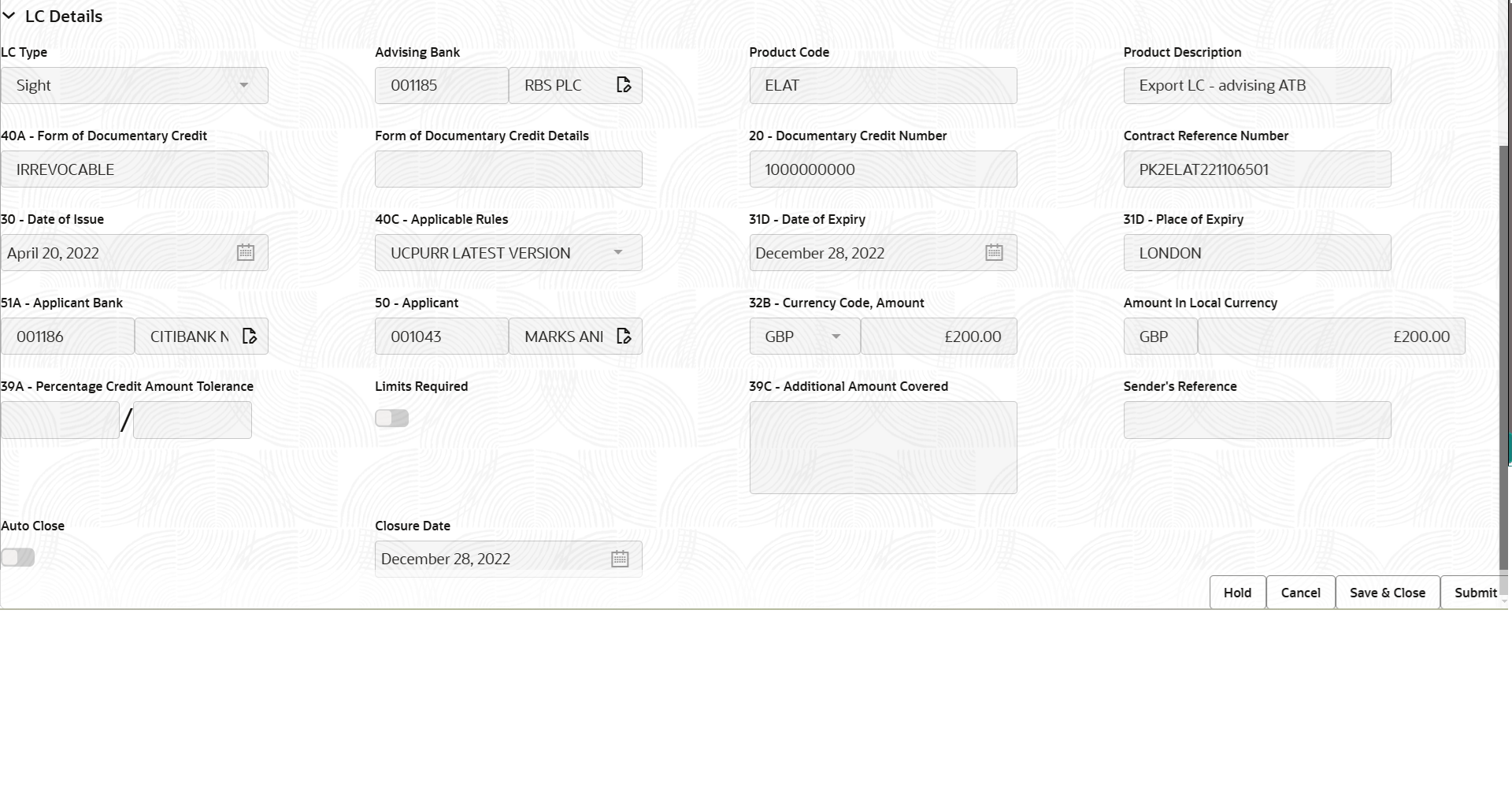 Description of registrationlcdetails.png follows