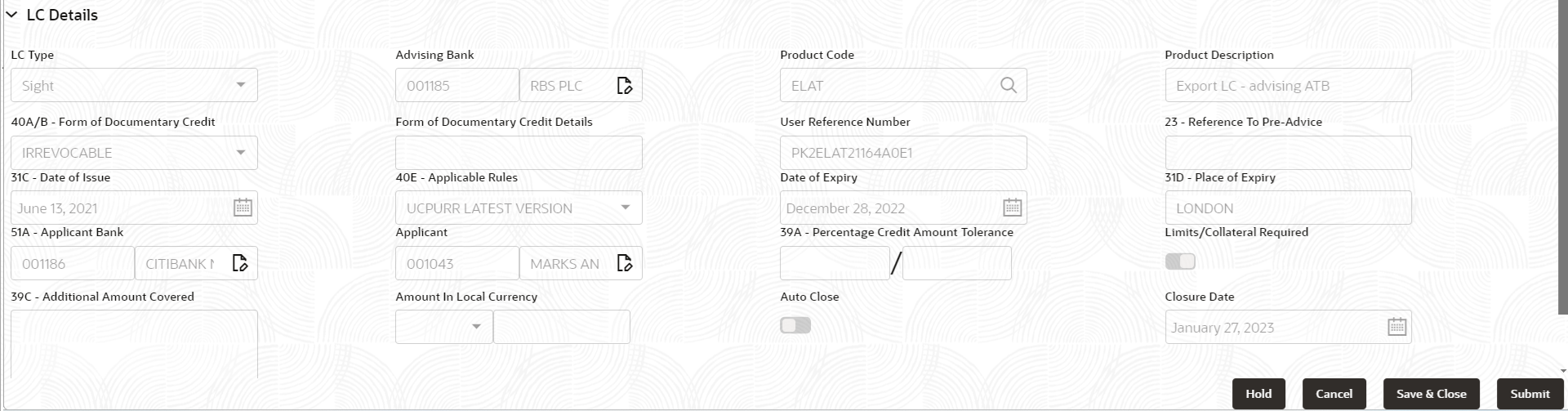 Description of registrationlcdetails.png follows