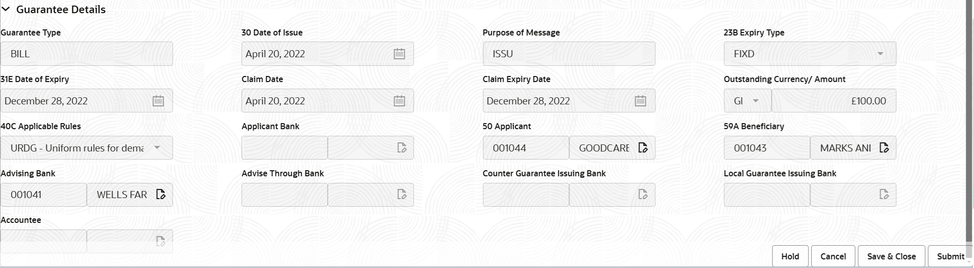 Description of registrationguaranteedetails.png follows
