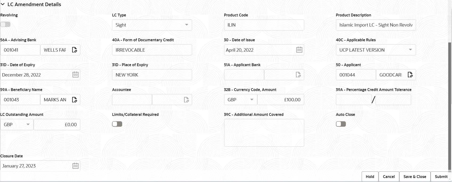 Description of registrationlcamendmentdetails.png follows