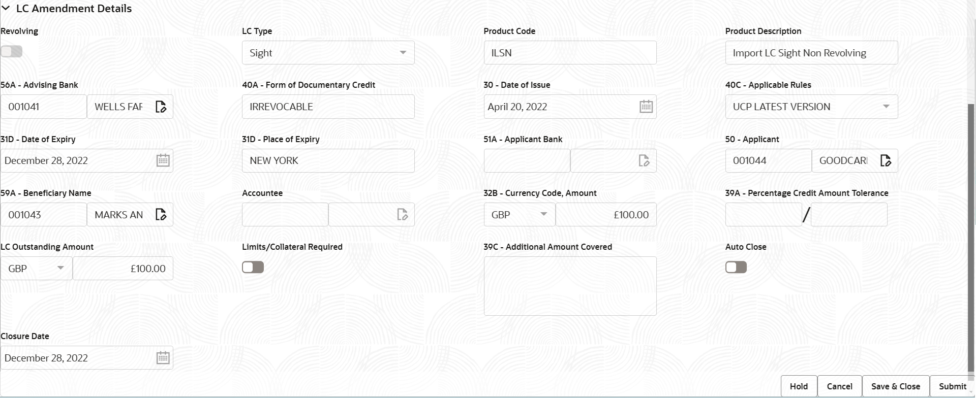 Description of registrationlcamendmentdetails.png follows