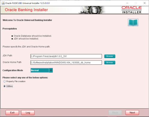 Description of oracle-banking-installer_prerequisite.png follows