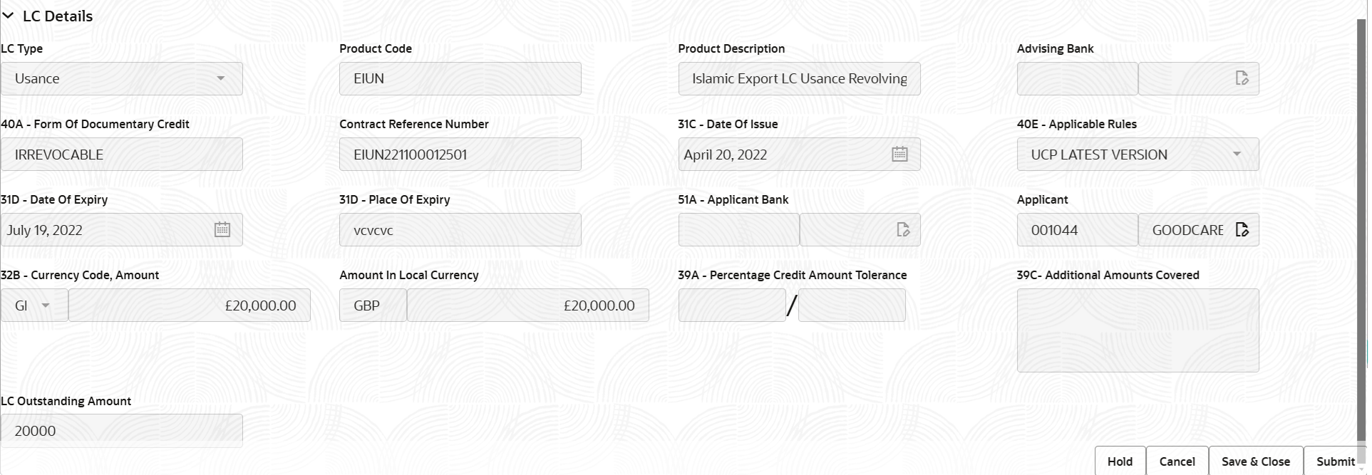 Description of registrationlcdetails.png follows