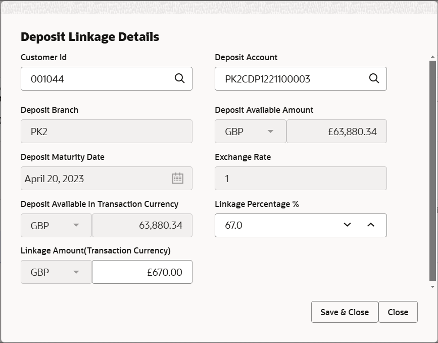 Description of dedepositlinkagedetails1.png follows