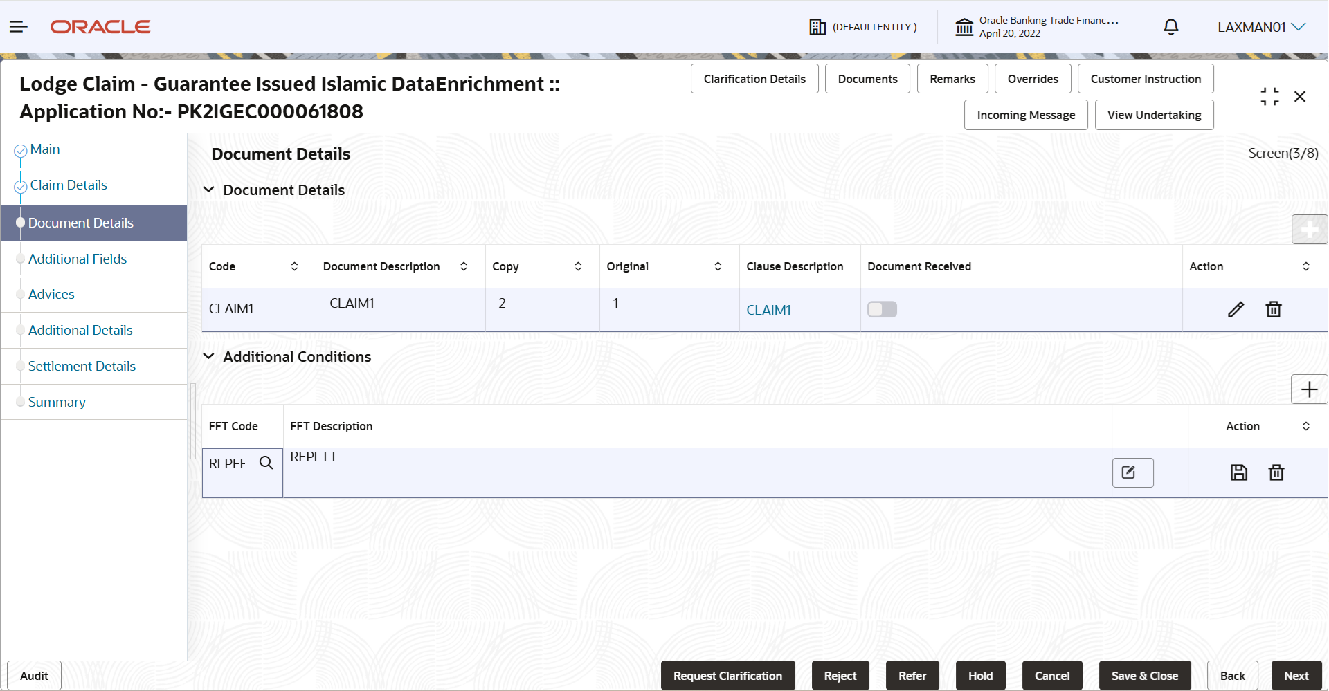 Description of dedocumentdetails.png follows