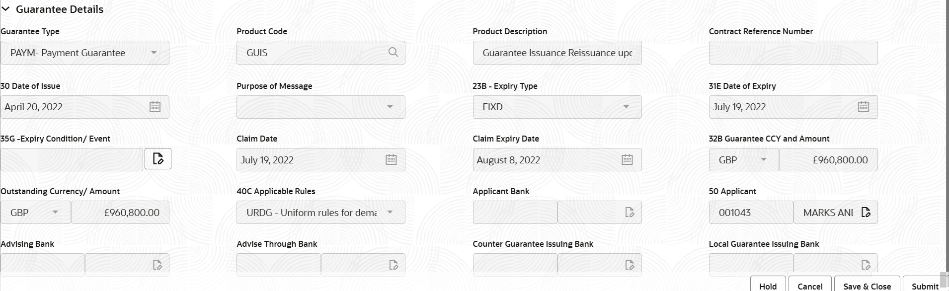 Description of registrationguaranteedetails.png follows