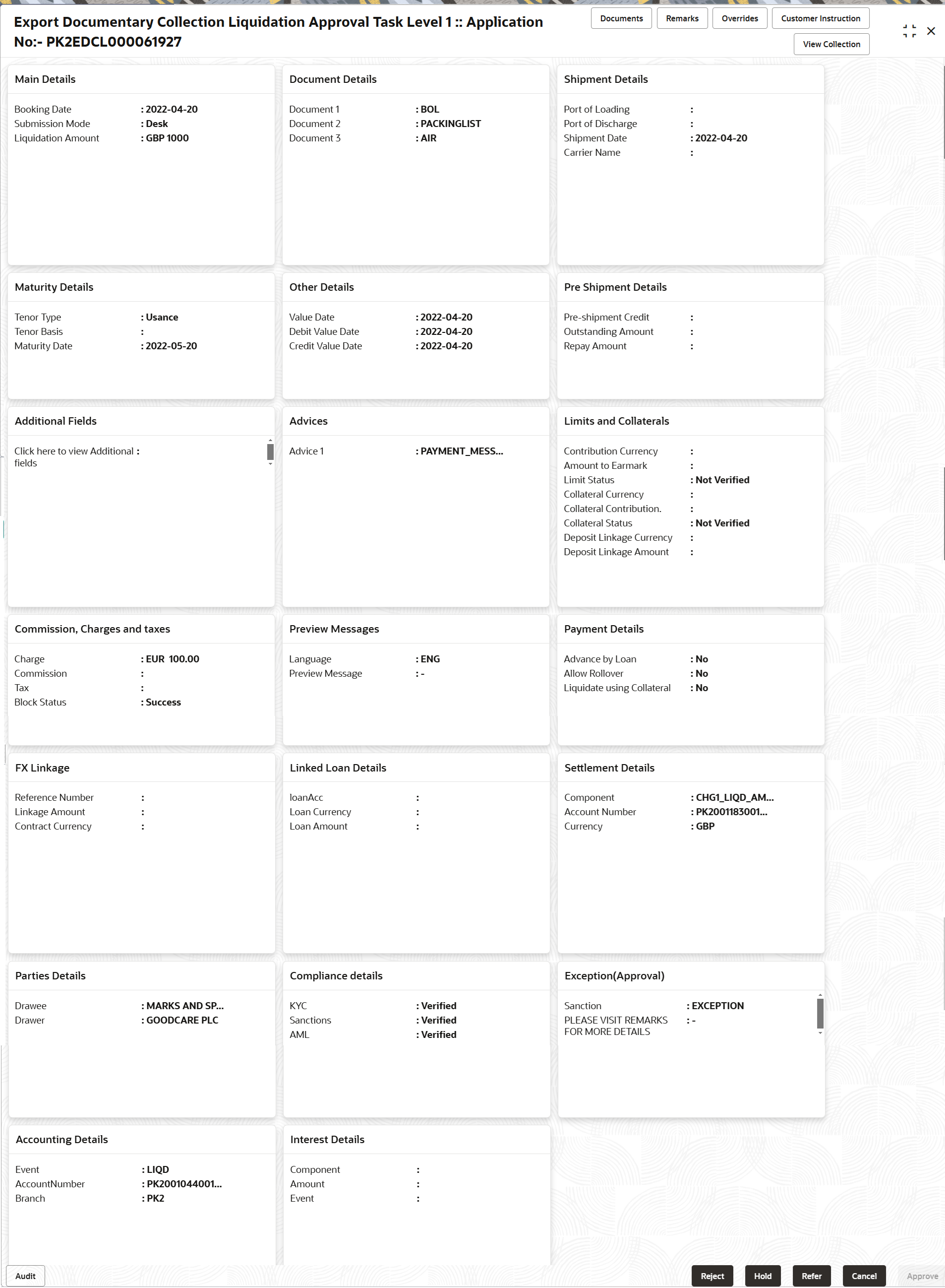 Description of approvalsummary.png follows