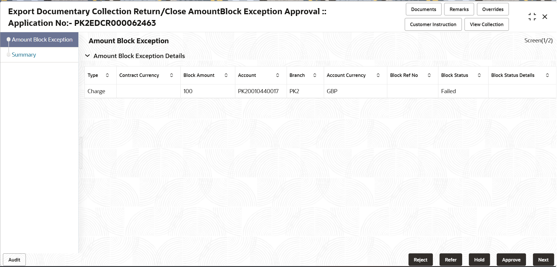 Description of amountblockexception.png follows