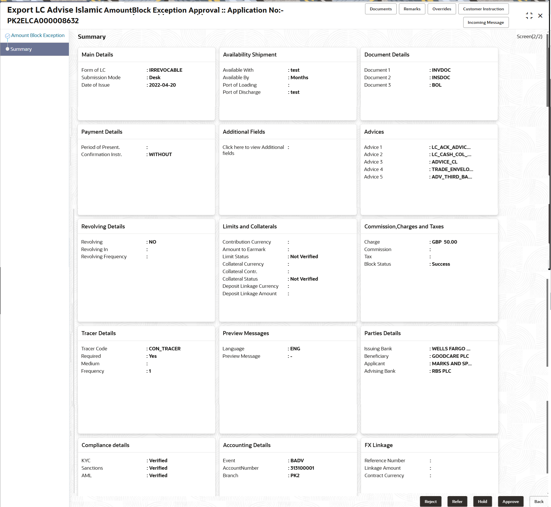 Description of amountblockexceptionsummary.png follows