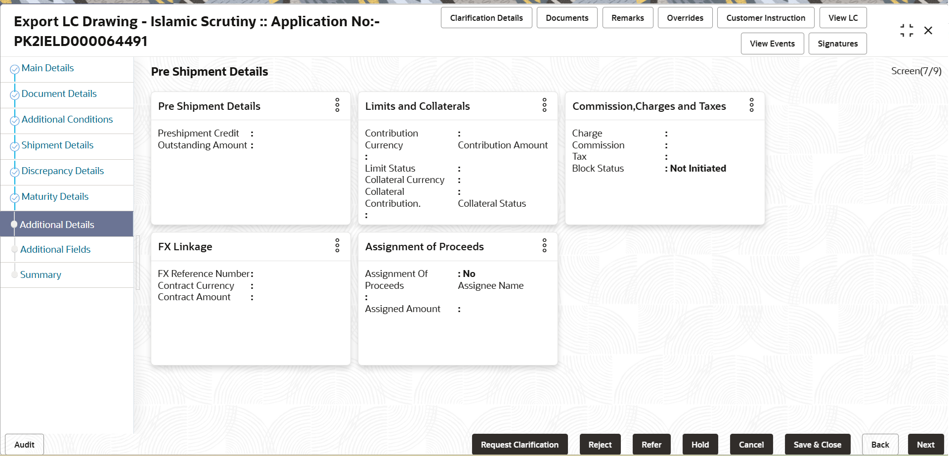 Description of scrutinyadditionaldetails.png follows