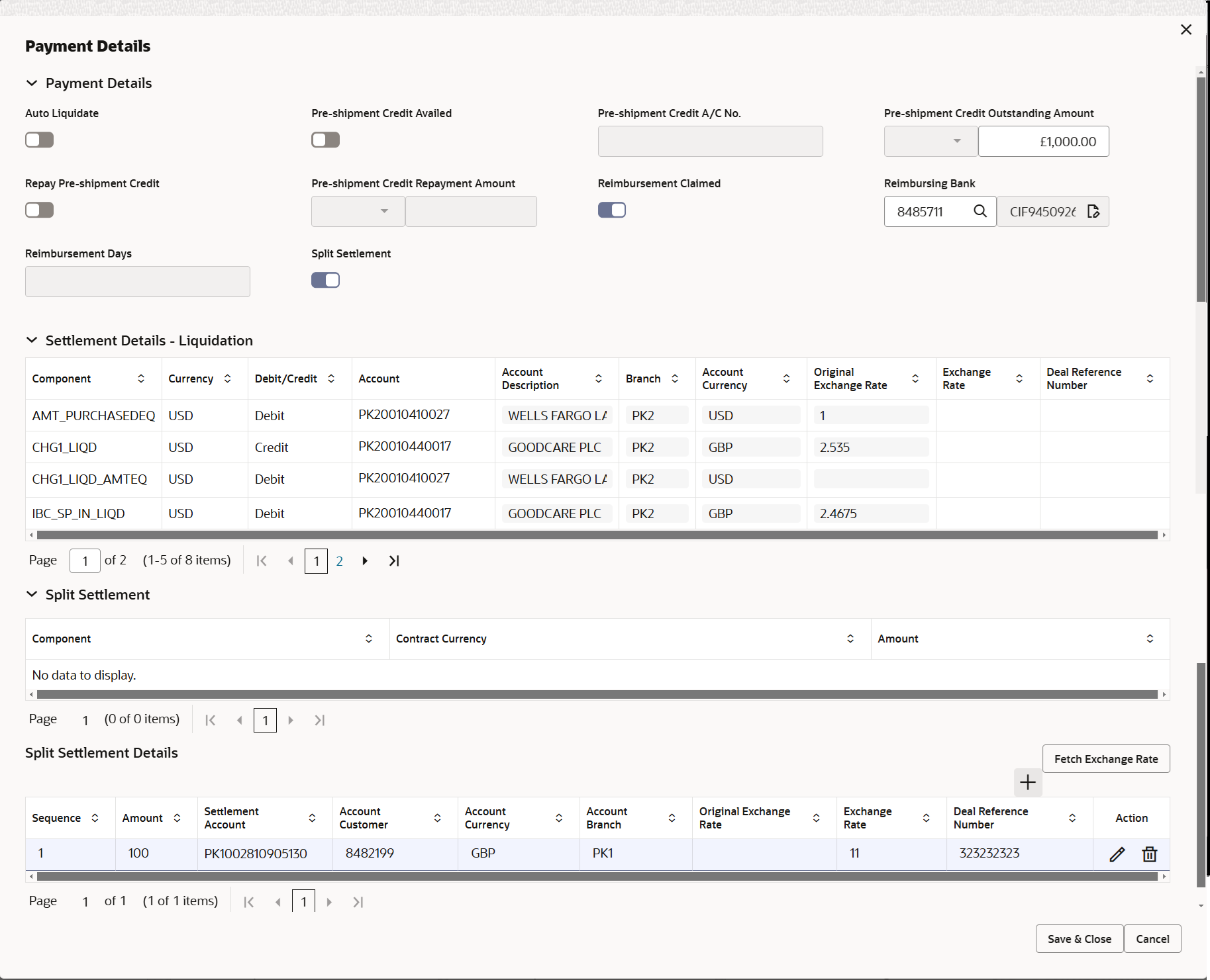 Description of depaymentdetails.png follows
