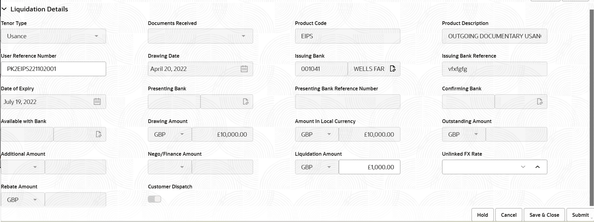 Description of registrationliquidationdetails.png follows