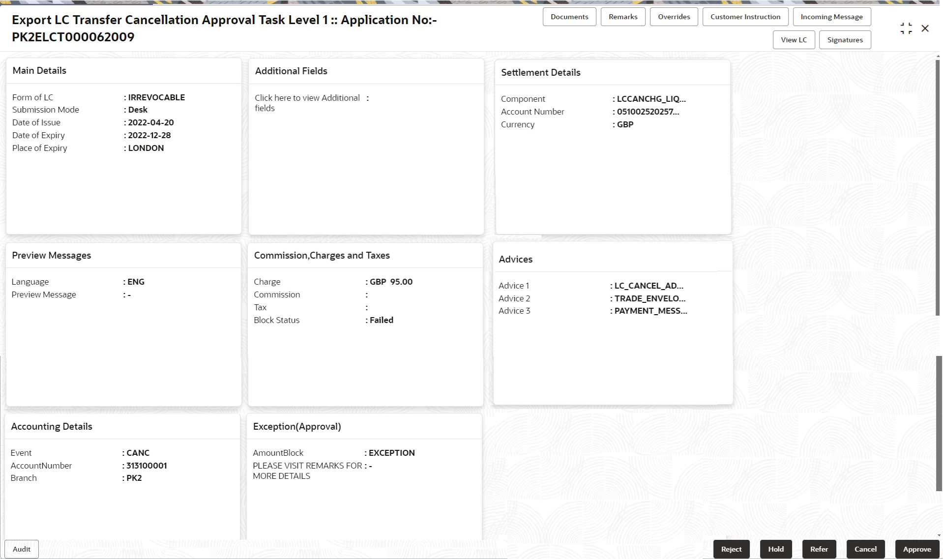 Description of approvalsummary.png follows