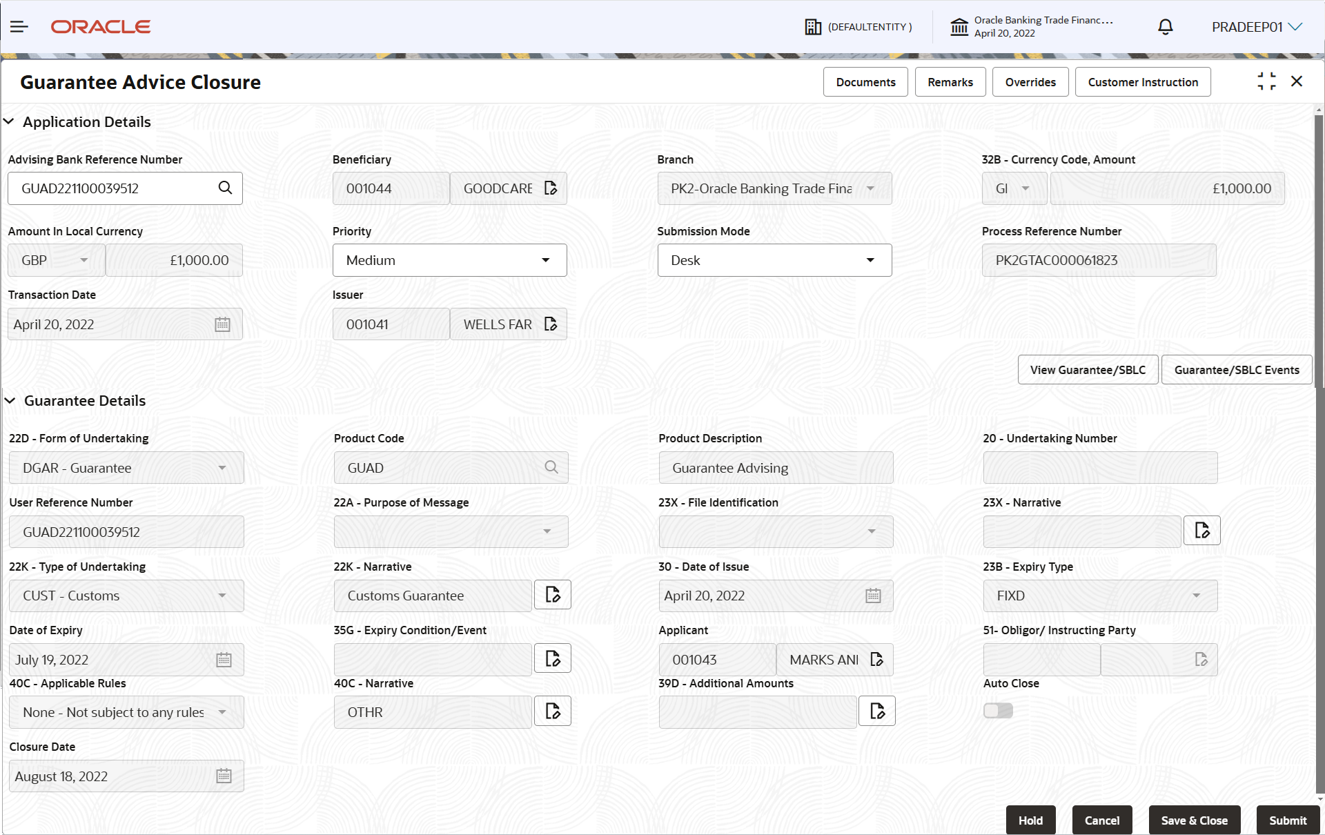 Description of registrationapplicationdetails.png follows