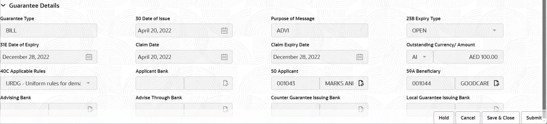 Description of registrationguaranteedetails.png follows
