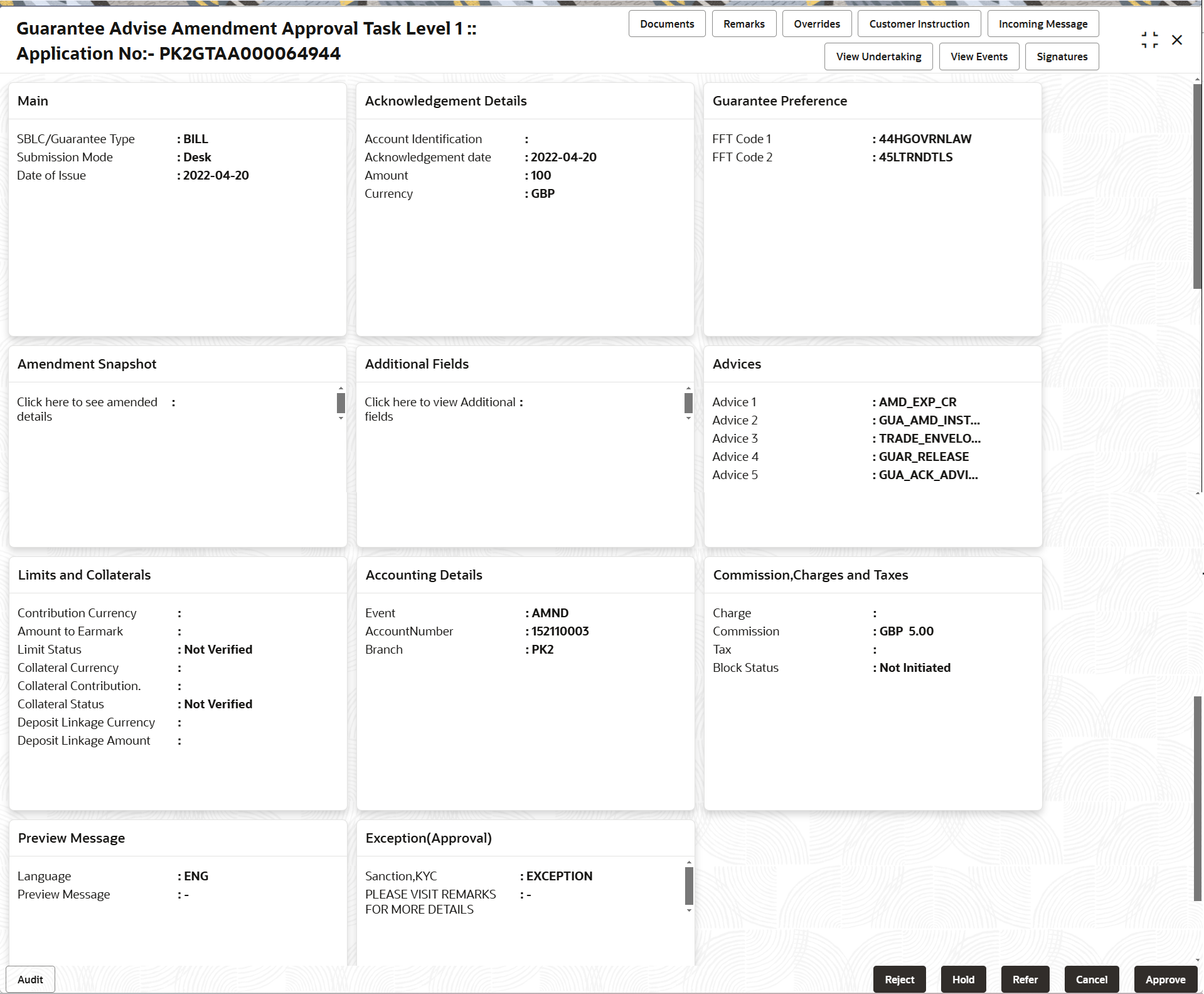 Description of approvalsummary.png follows