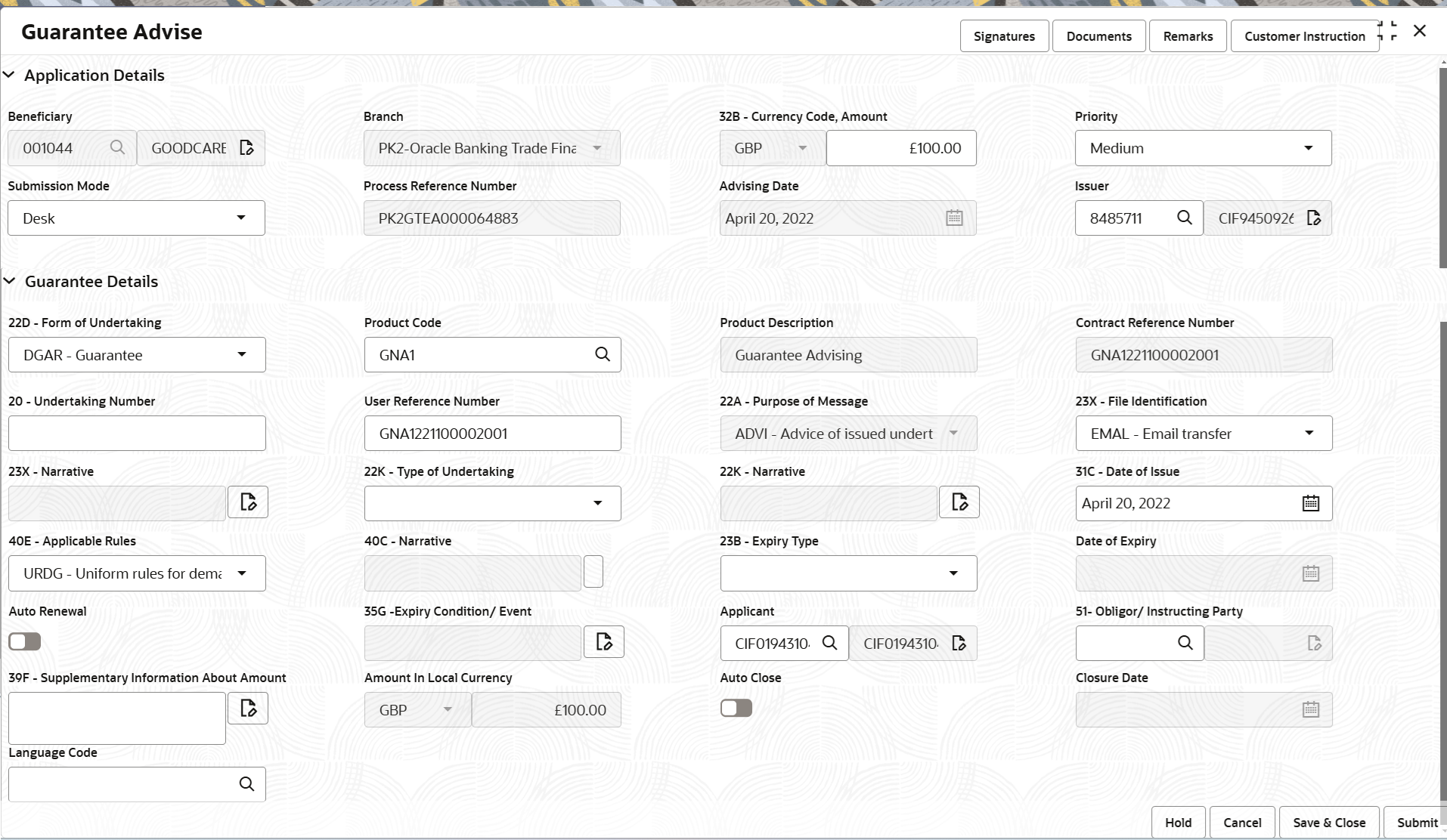 Description of registrationapplicationdetails.png follows