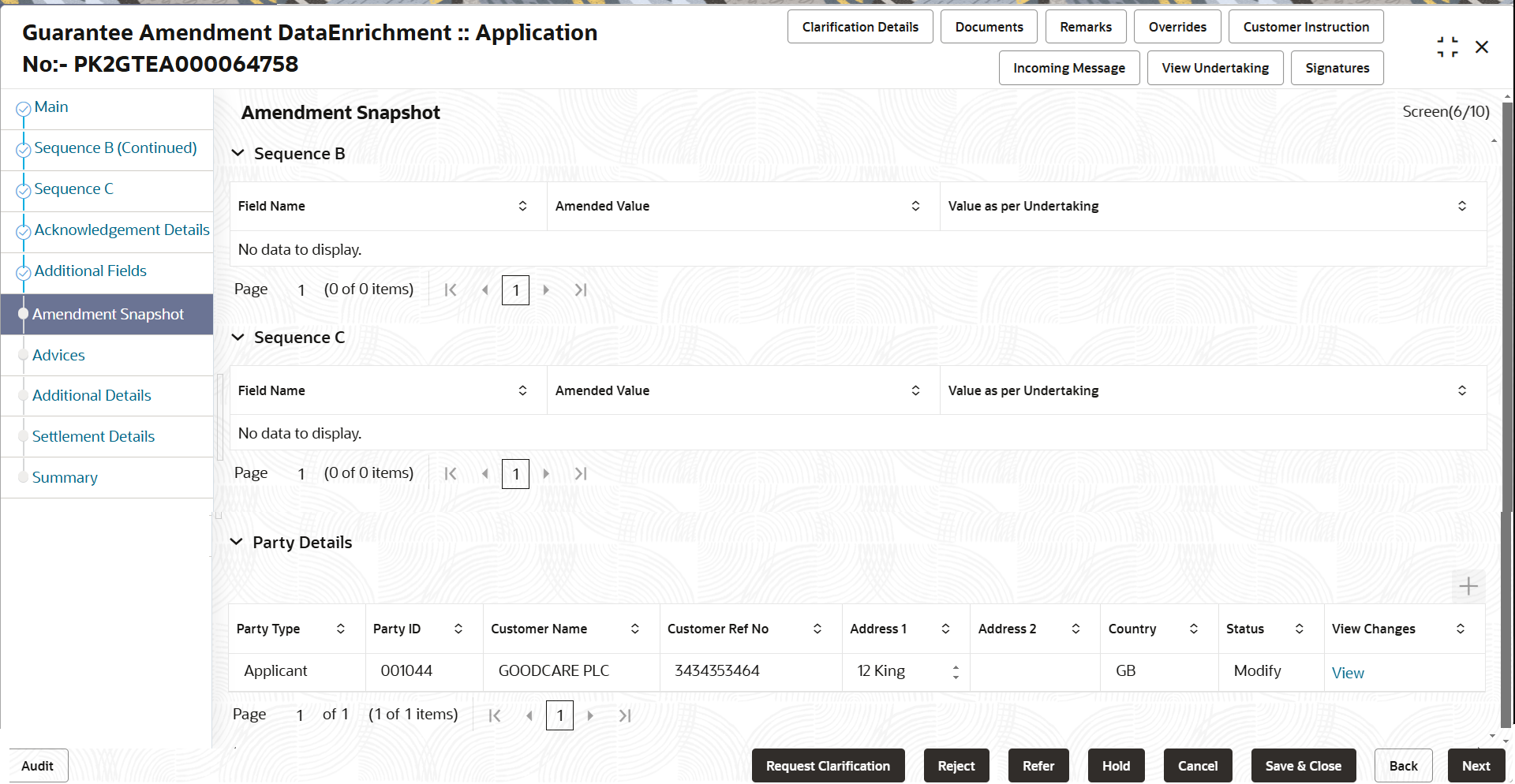 Description of deamendmentsnapshot.png follows