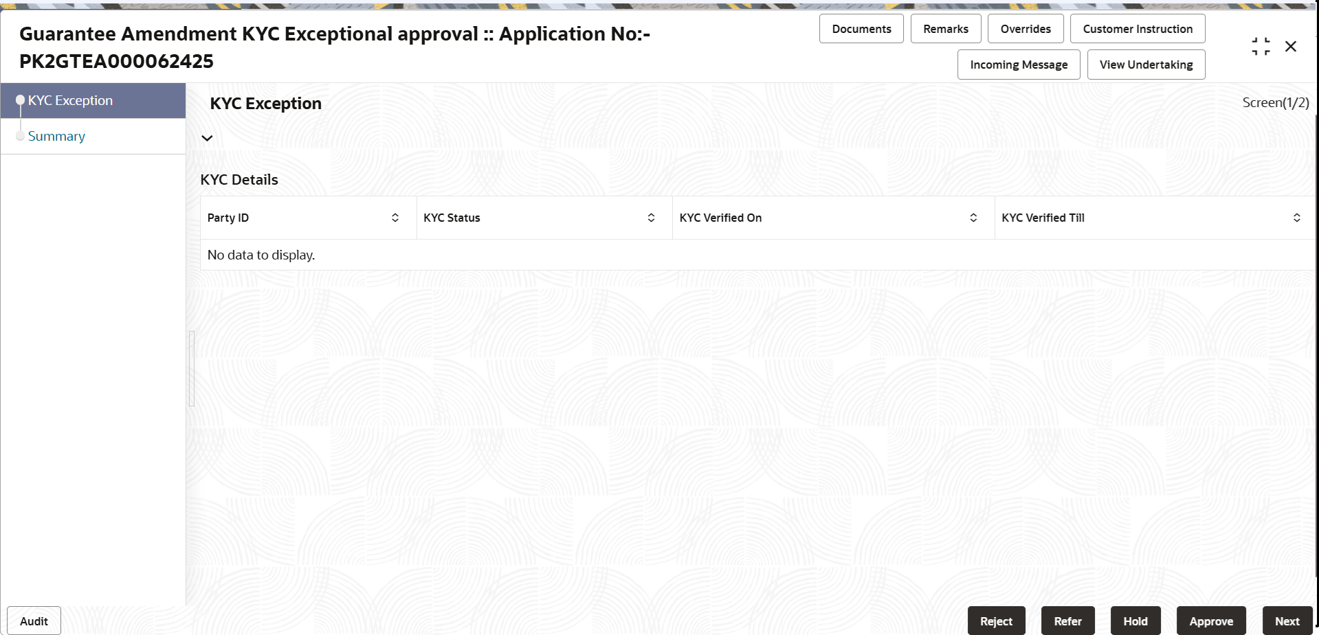 Description of kycexceptioalapproval.png follows