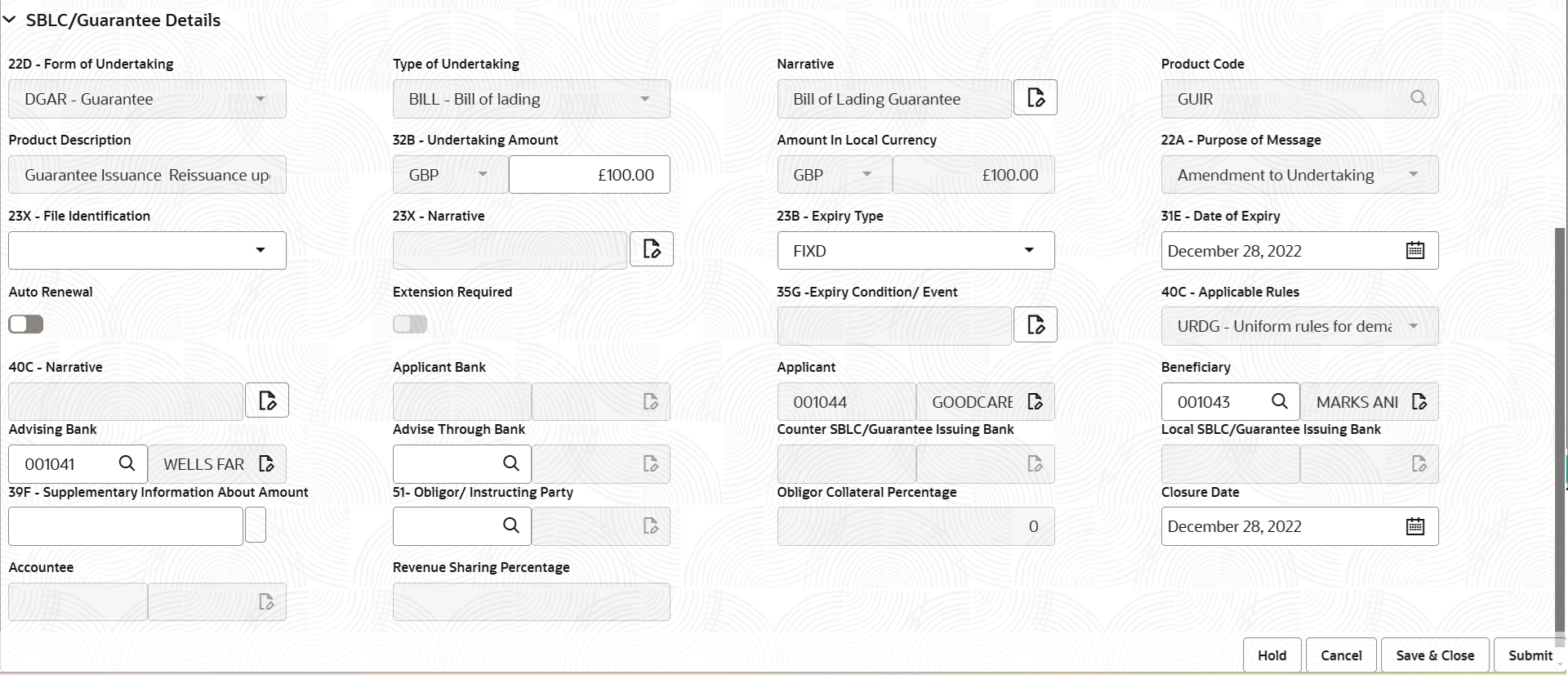 Description of registrationguaranteedetails.png follows