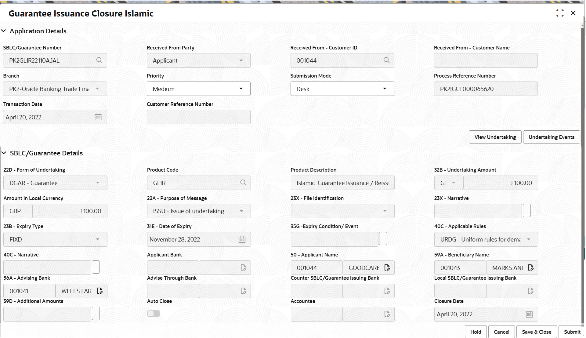 Description of registrationapplicationdetails.png follows