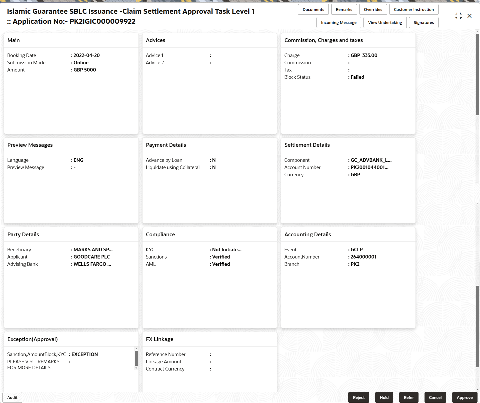 Description of approvalsummary.png follows