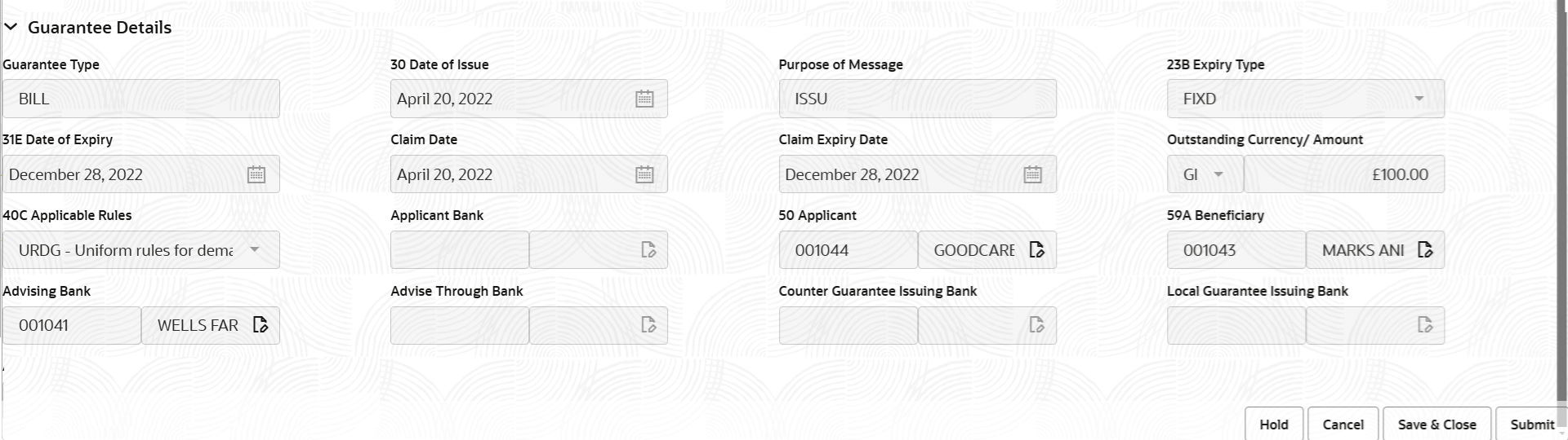 Description of registrationguaranteedetails.png follows