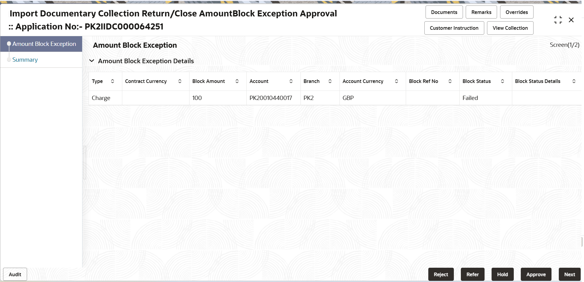 Description of amountblockexception-1.png follows