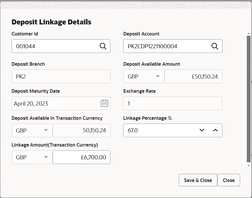 Description of dedepositlinkagedetails1.png follows