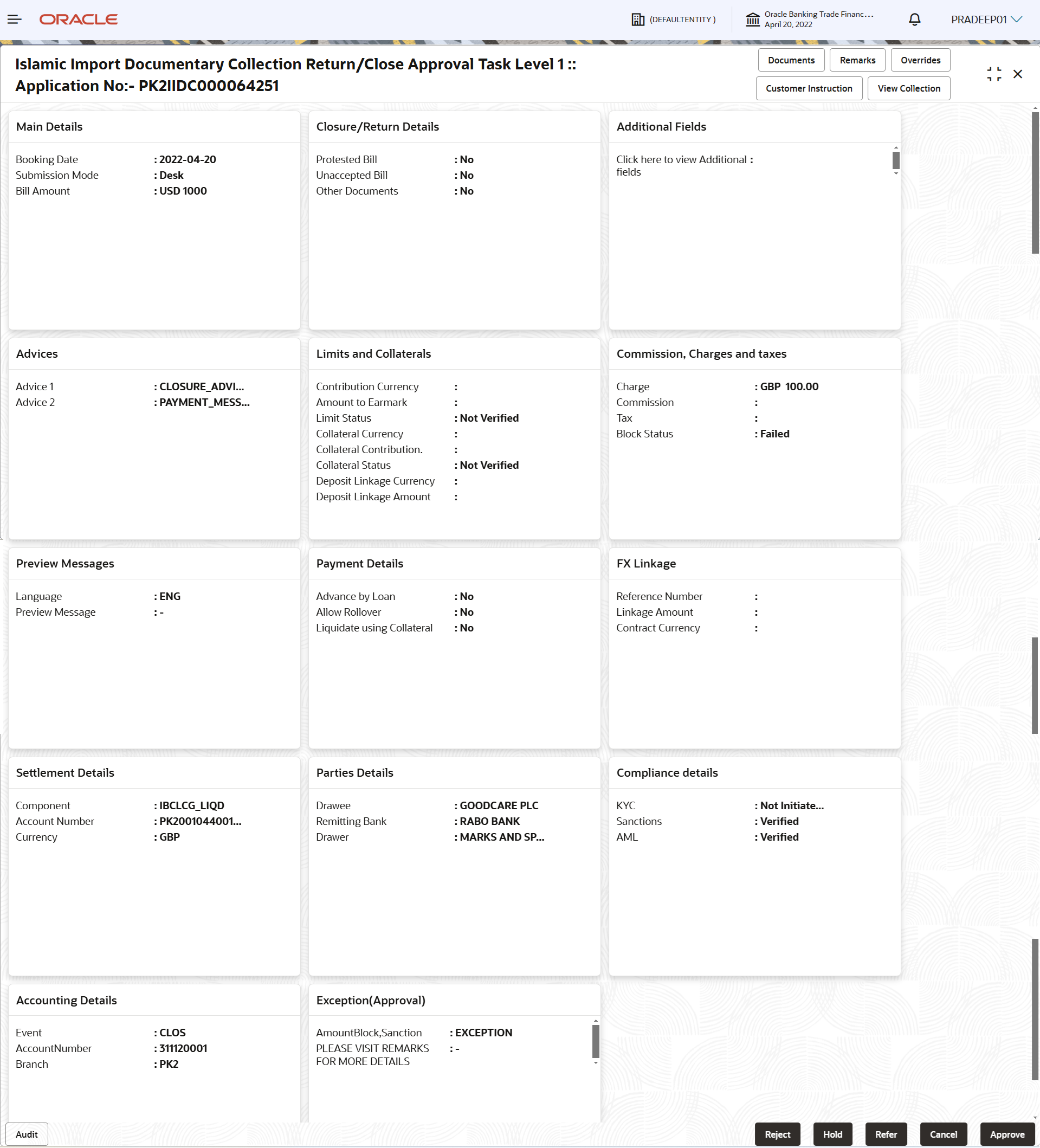 Description of approvalsummary.png follows