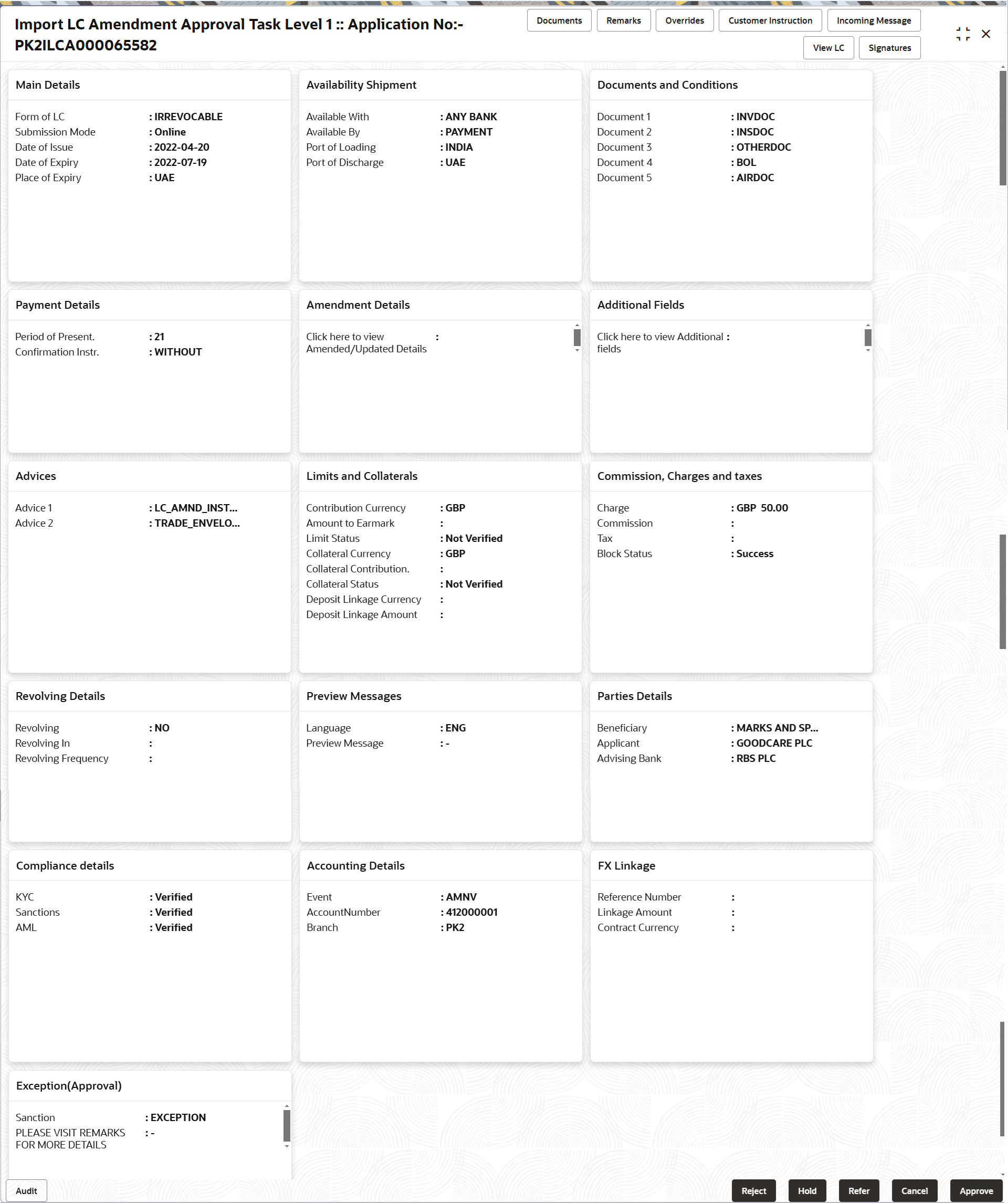Description of approvalsummary.png follows