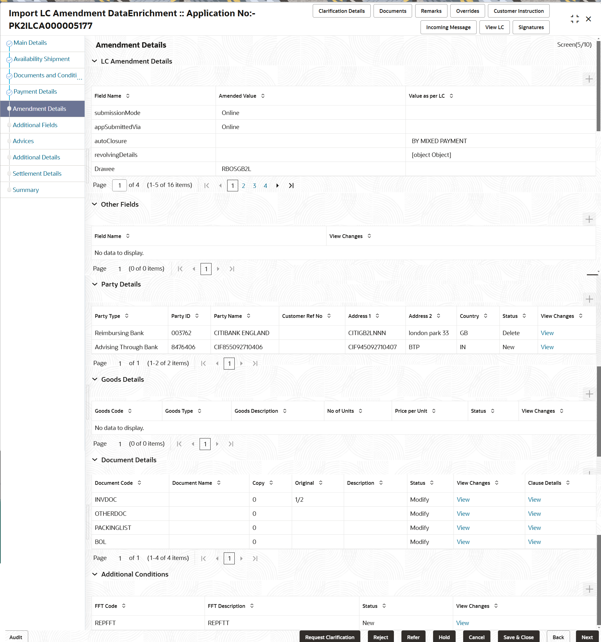 Description of deamendmentdetails.png follows