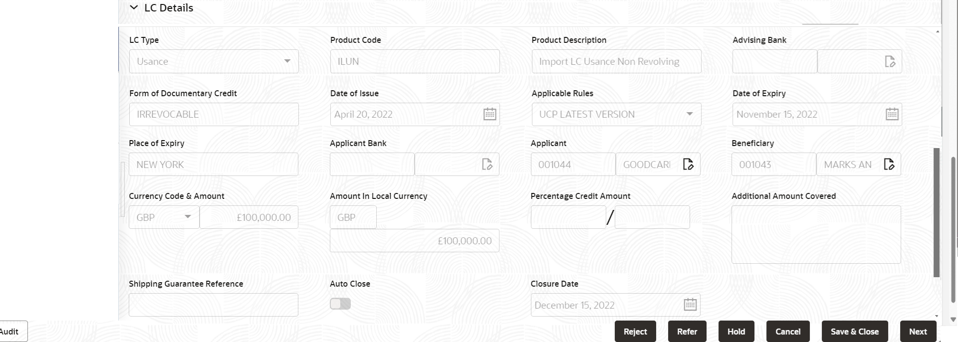 Description of demainlcdetails.png follows