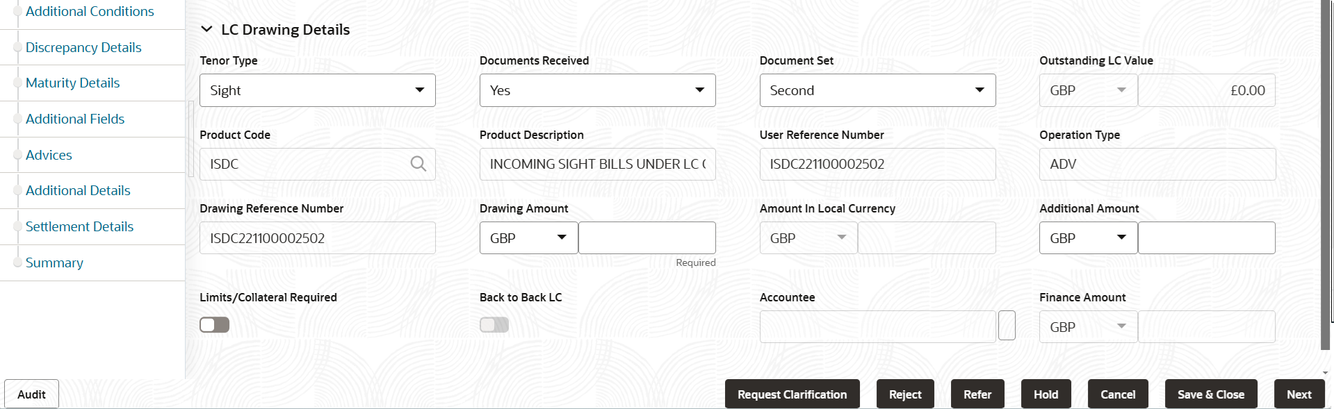 Description of demainlcdetails.png follows