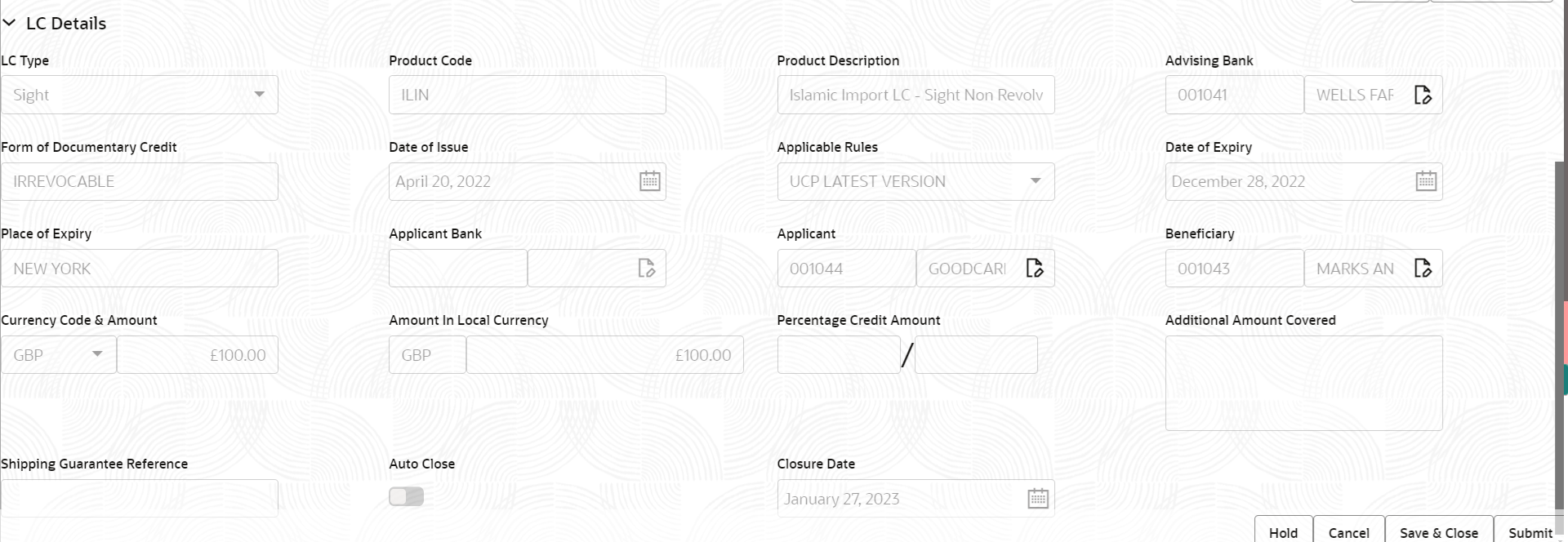 Description of registrationlcdetails.png follows
